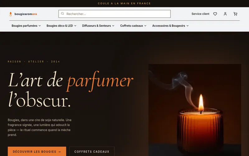 Bougiearomora.fr