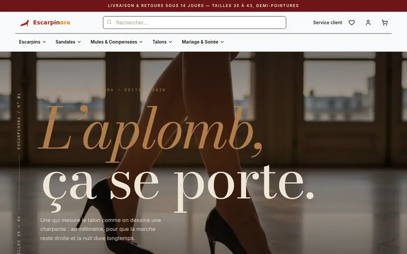 Escarpinora.fr