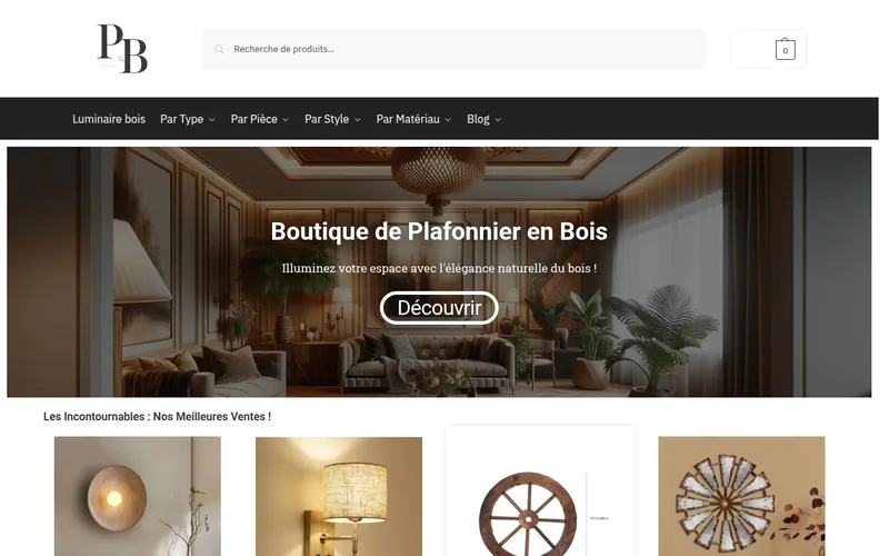 Plafonnier-bois.fr