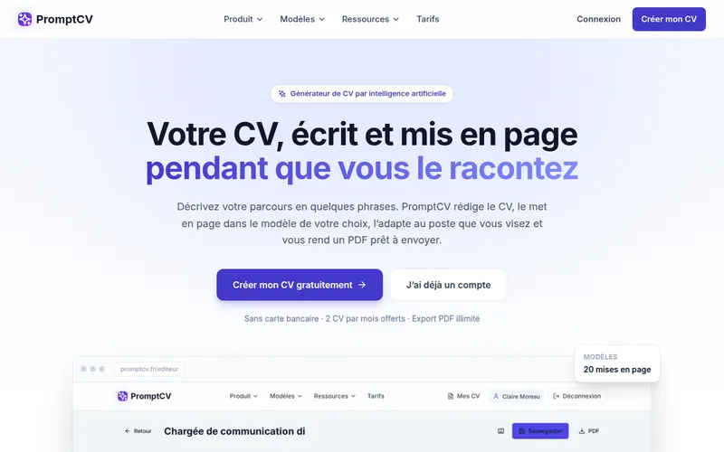 PromptCV.fr