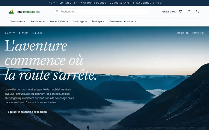 Randocampingora.fr